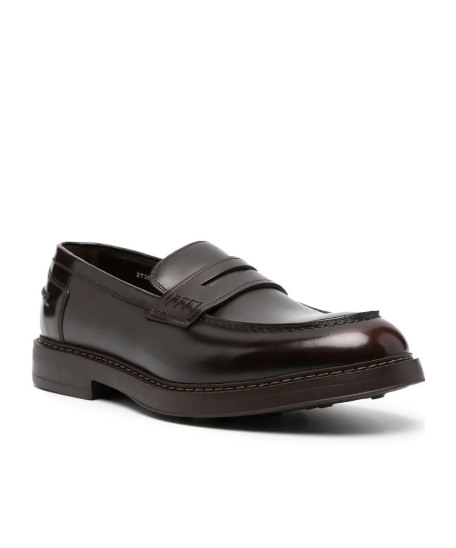 High-Shine Slip-On Loafers