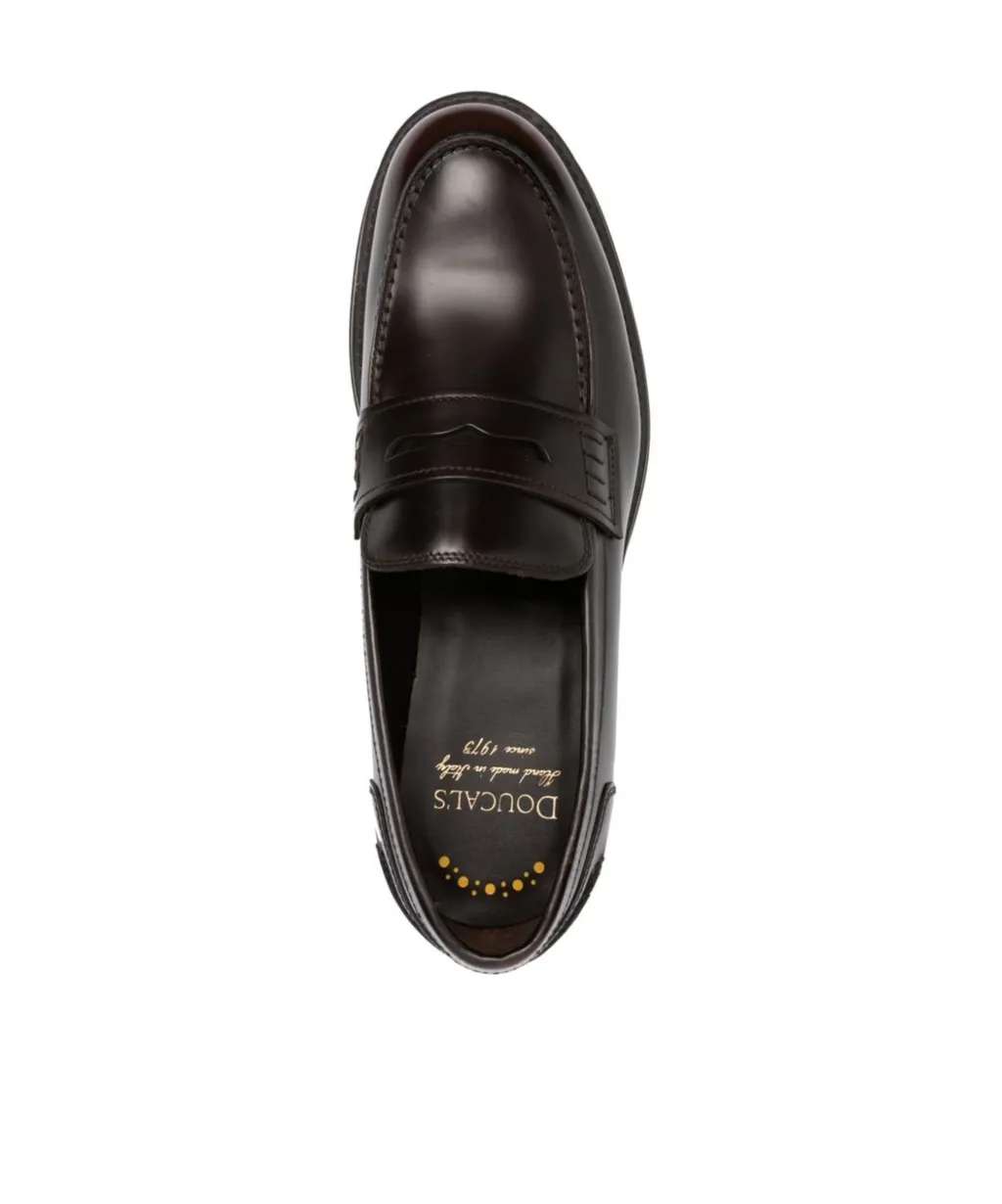 High-Shine Slip-On Loafers