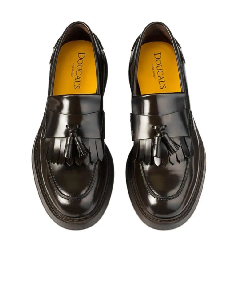 Tassed-Detailed Almond Toe Loafers