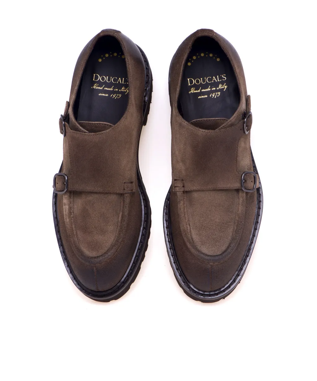 Double Buckle Monk Shoes