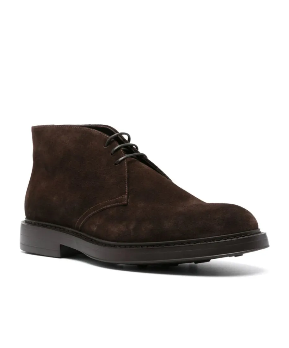 Round Toe Lace-Up Boots