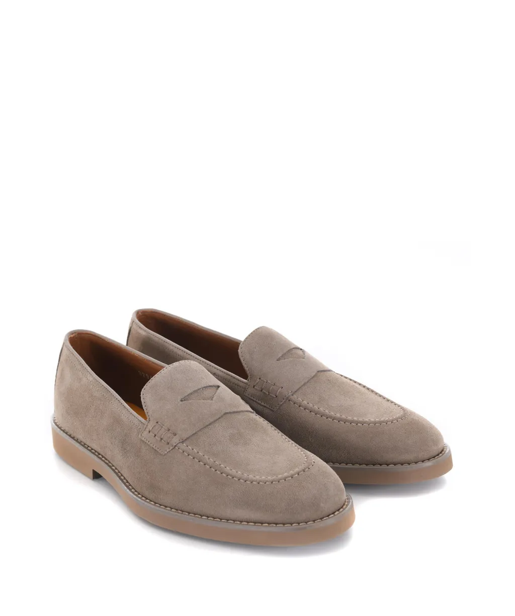 Almond-Toe Slip-On Loafers