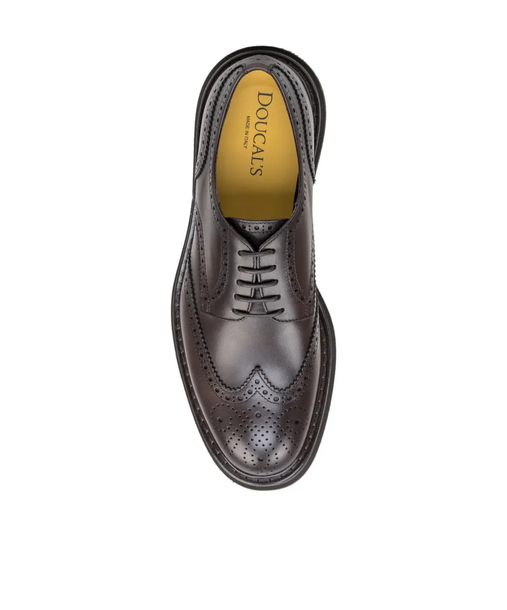 Derby Half Wing Lace-Up Shoes