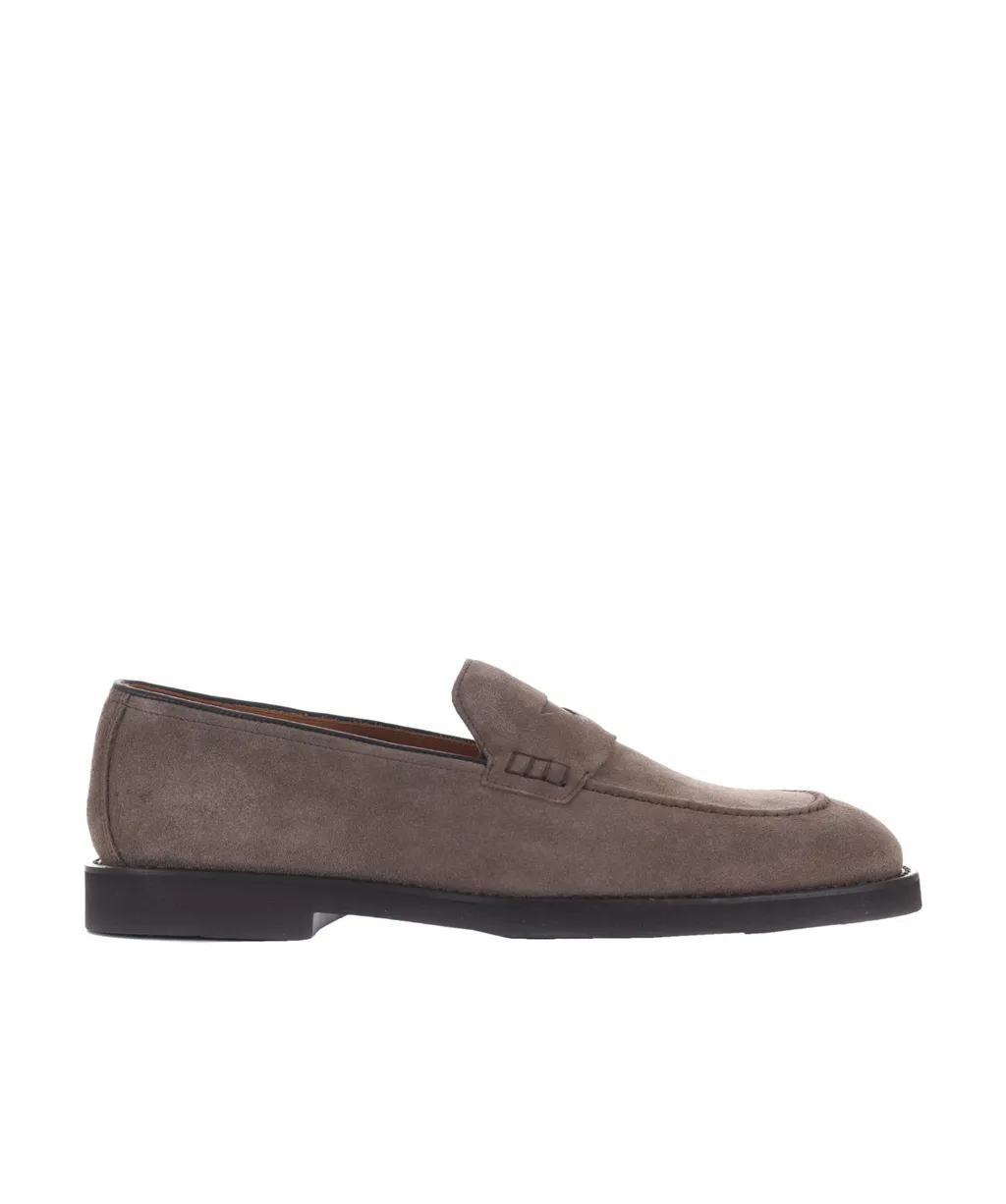 Almond-Toe Slip-On Loafers