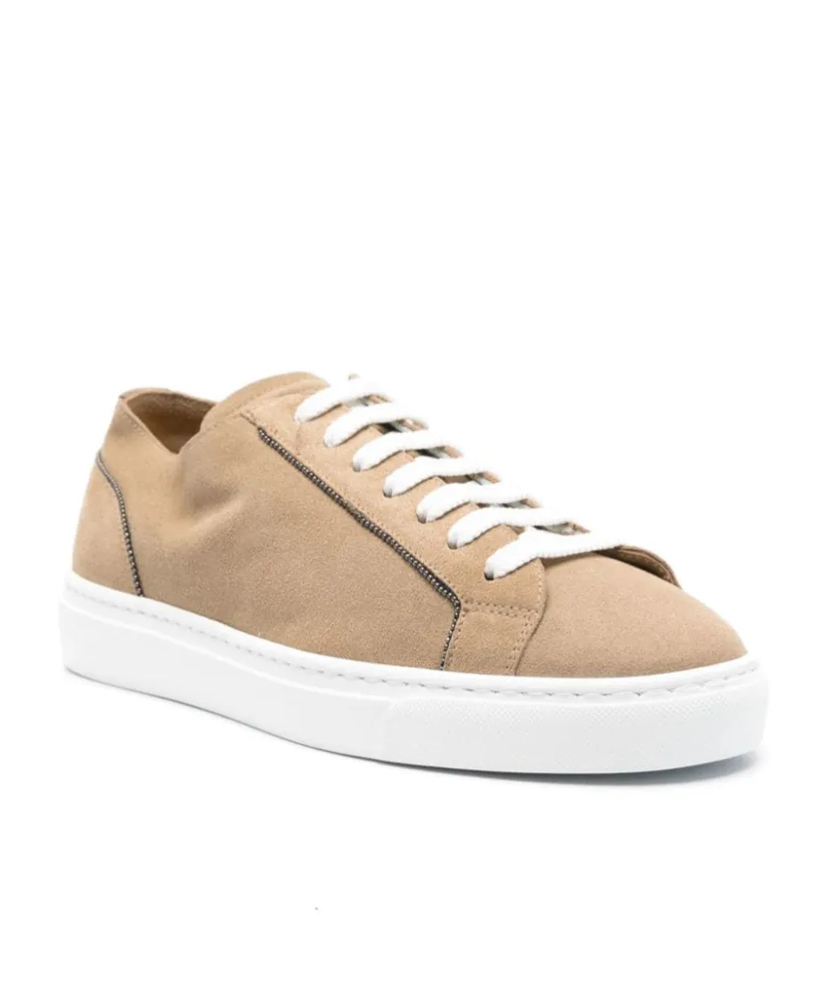 Lace-Up Low-Cut Sneakers