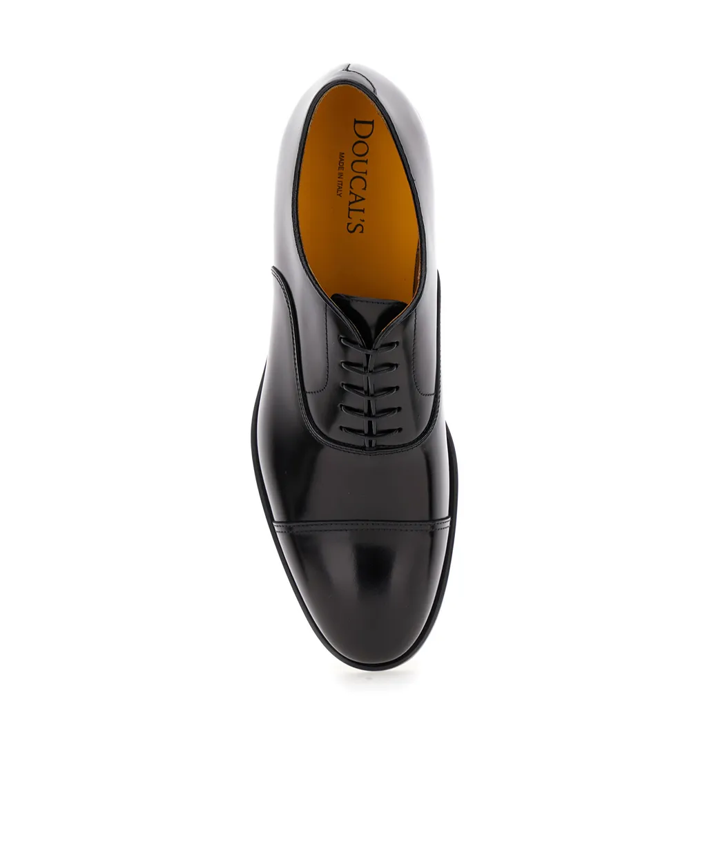 Round-Toe Lace-Up Derby Shoes