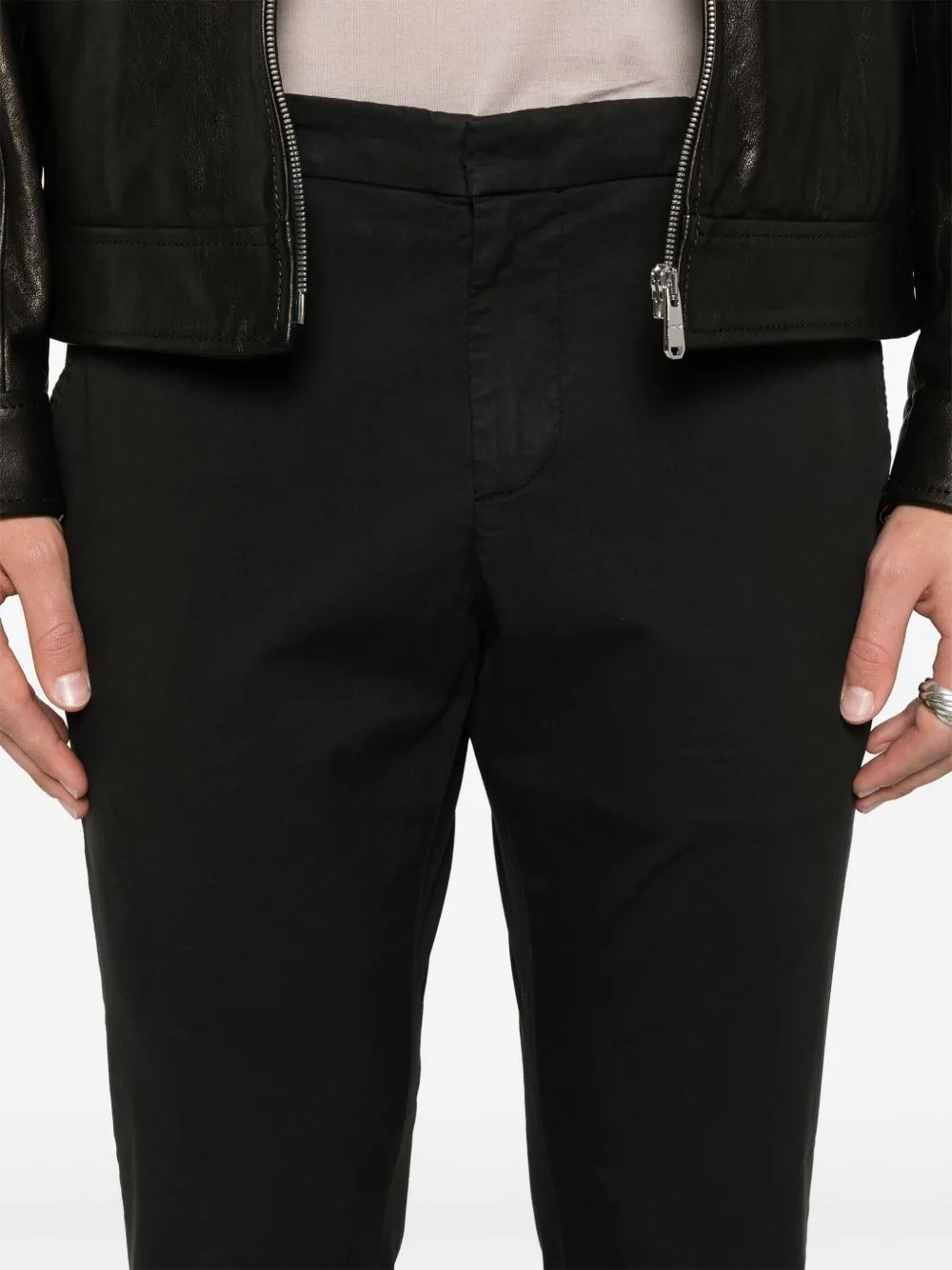 Straight-Leg Casual Pants