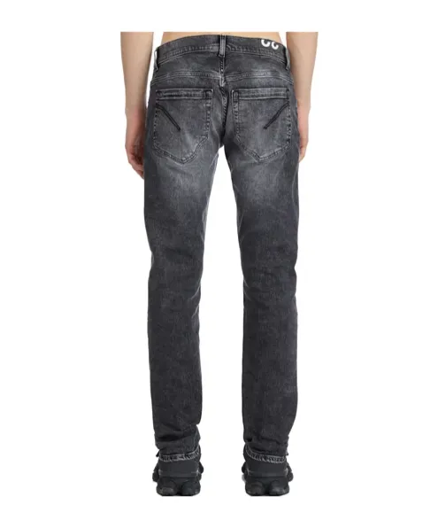 Denim Trousers With Belt Loops