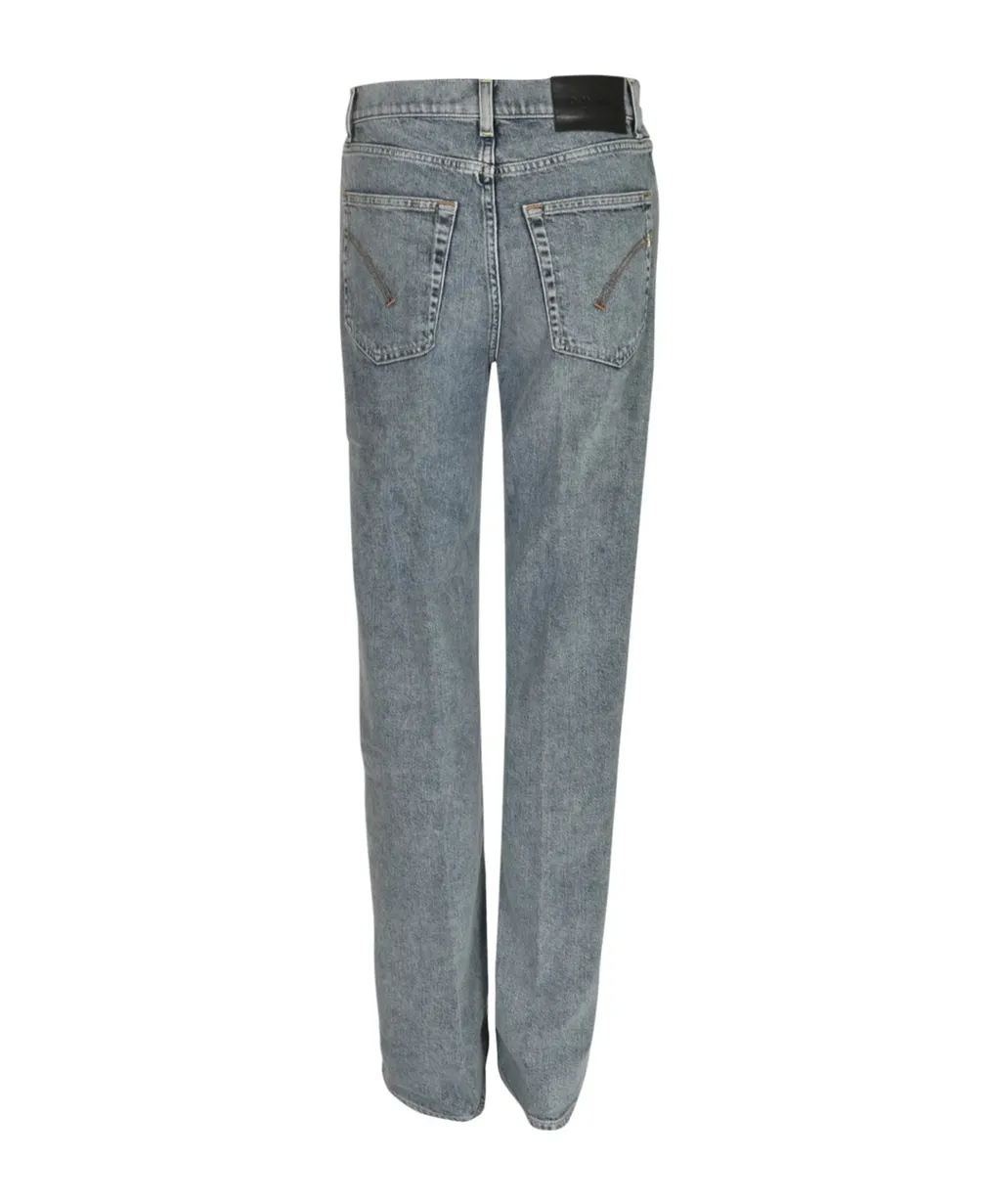 Logo Patch Denim Trousers