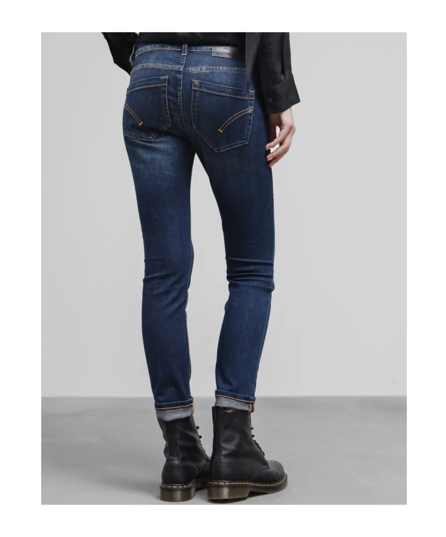 Tapered Denim Trousers