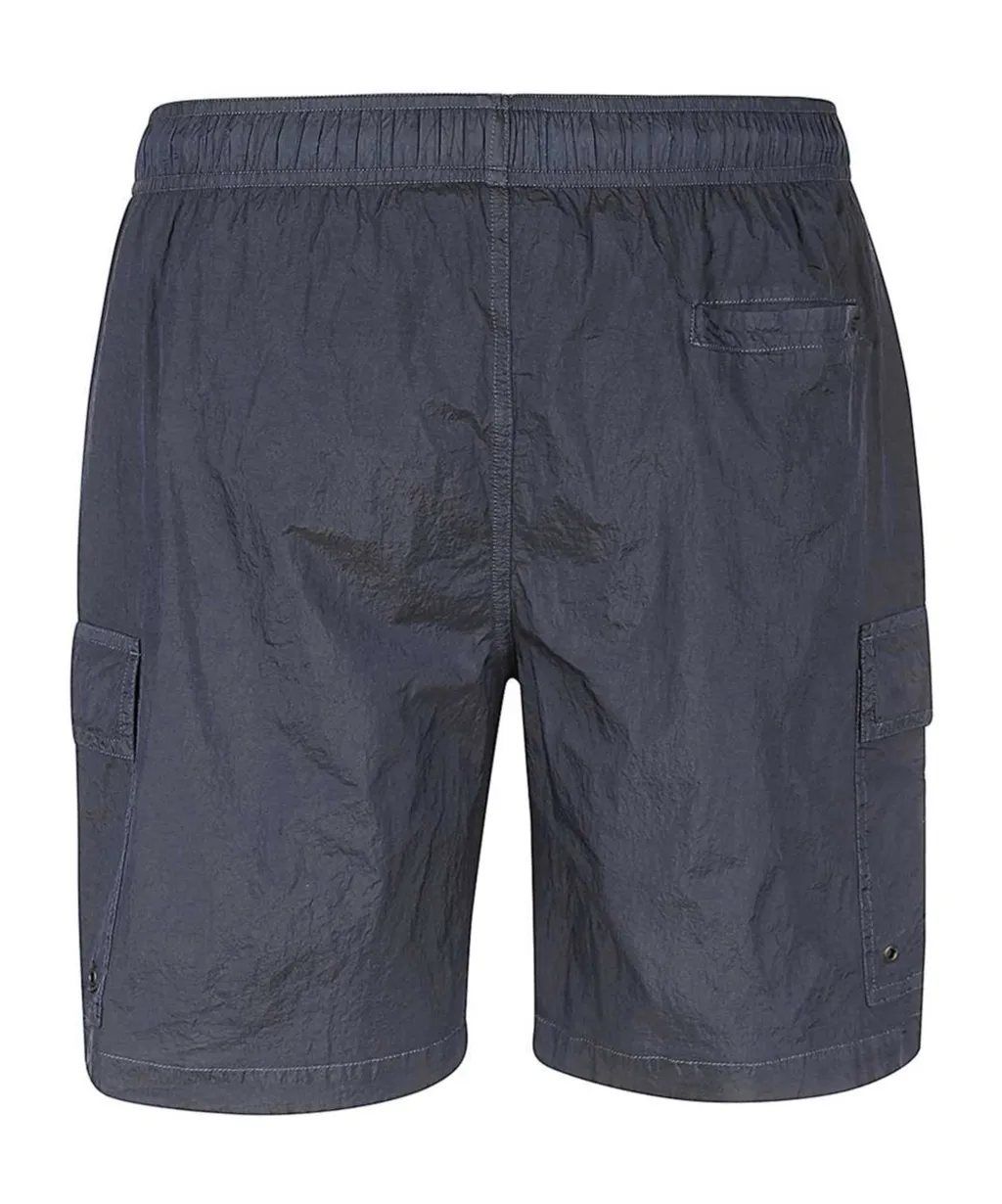 Drawstring Waist Swim Shorts