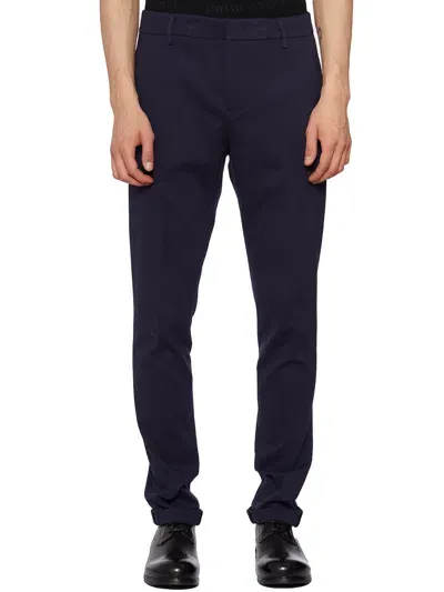 Belt-Lined Casual Pants