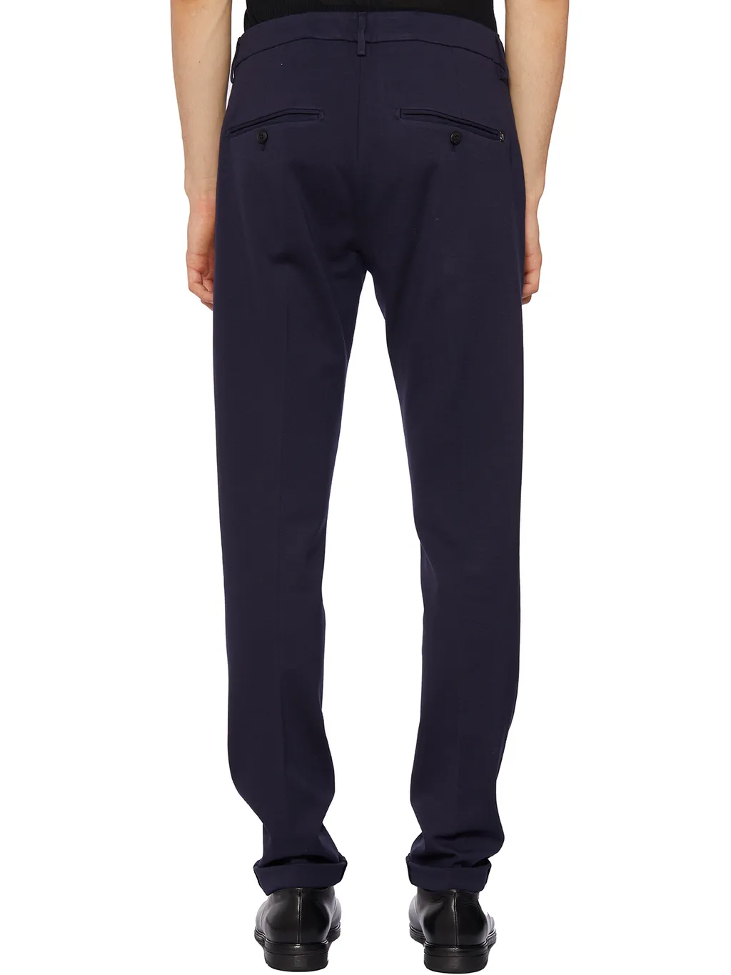Belt-Lined Casual Pants