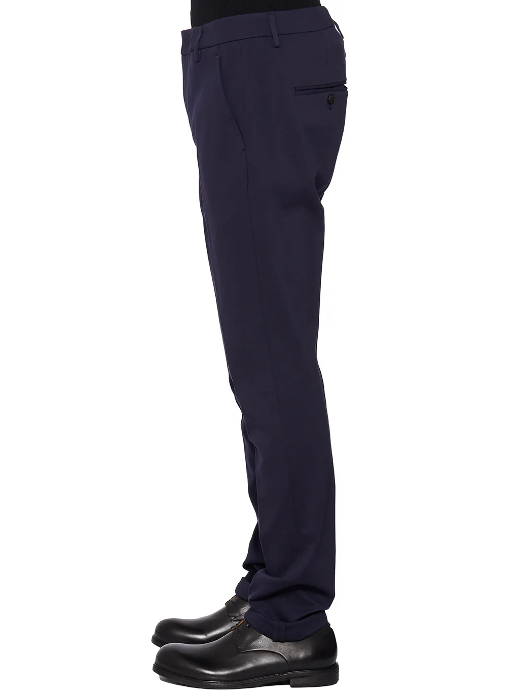 Belt-Lined Casual Pants