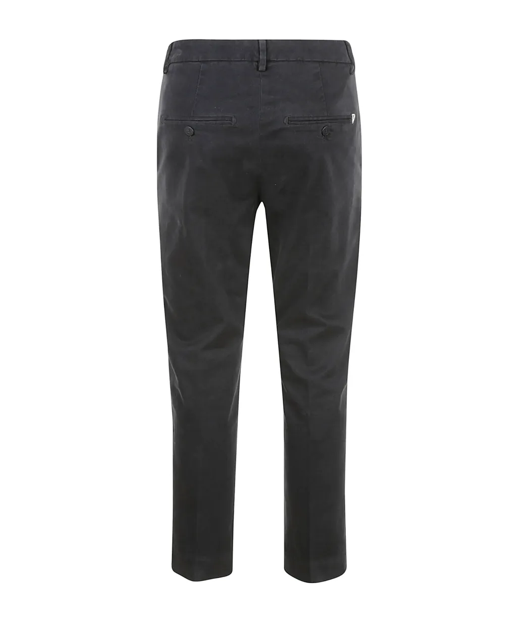 Button-Front Slacks