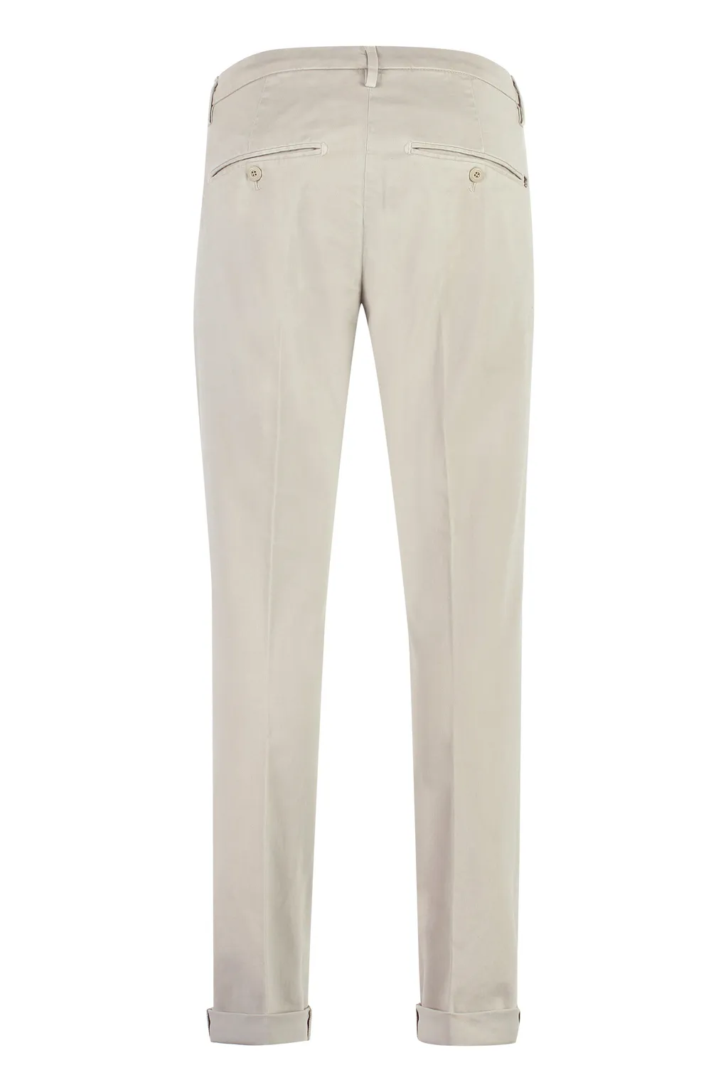 Belt-Lined Casual Pants