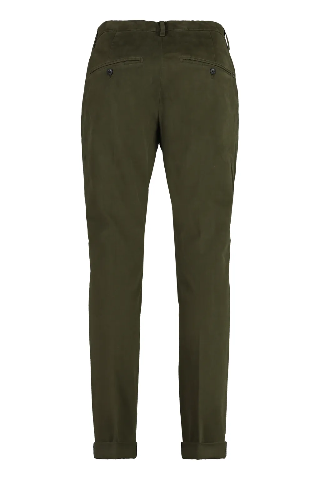 Belt-Lined Casual Pants