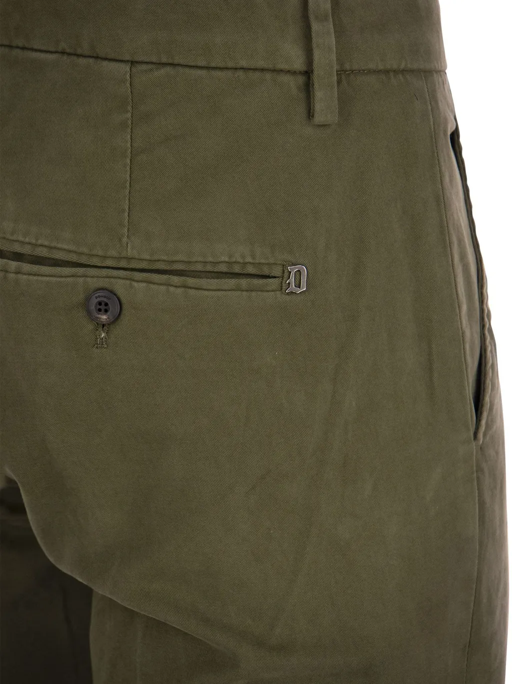 Belt-Lined Casual Pants