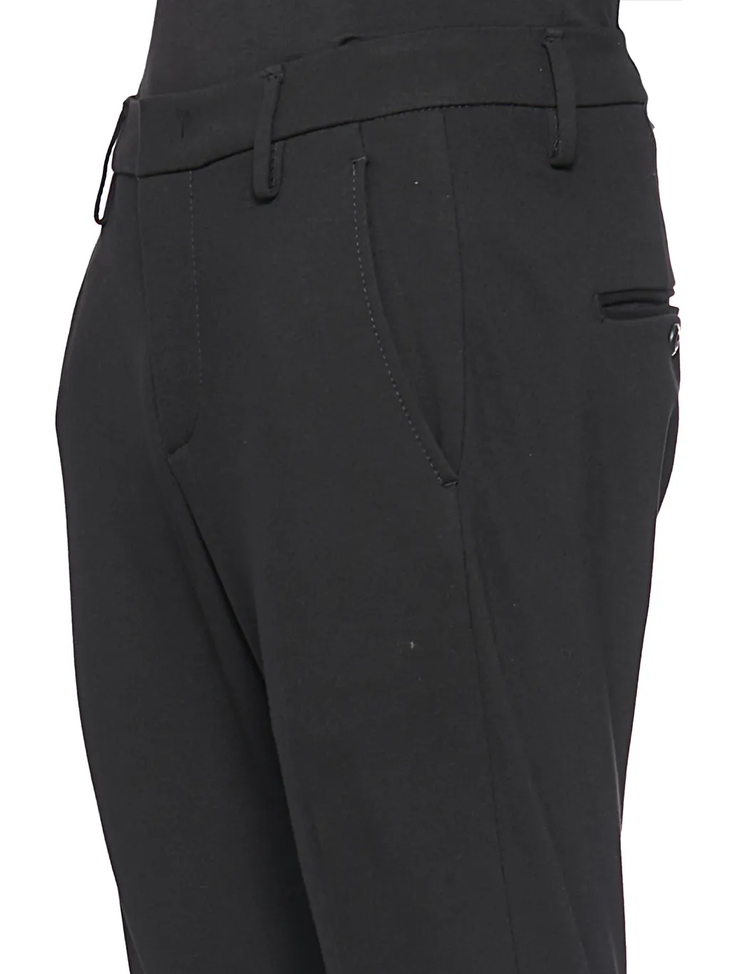 Belt-Lined Casual Pants
