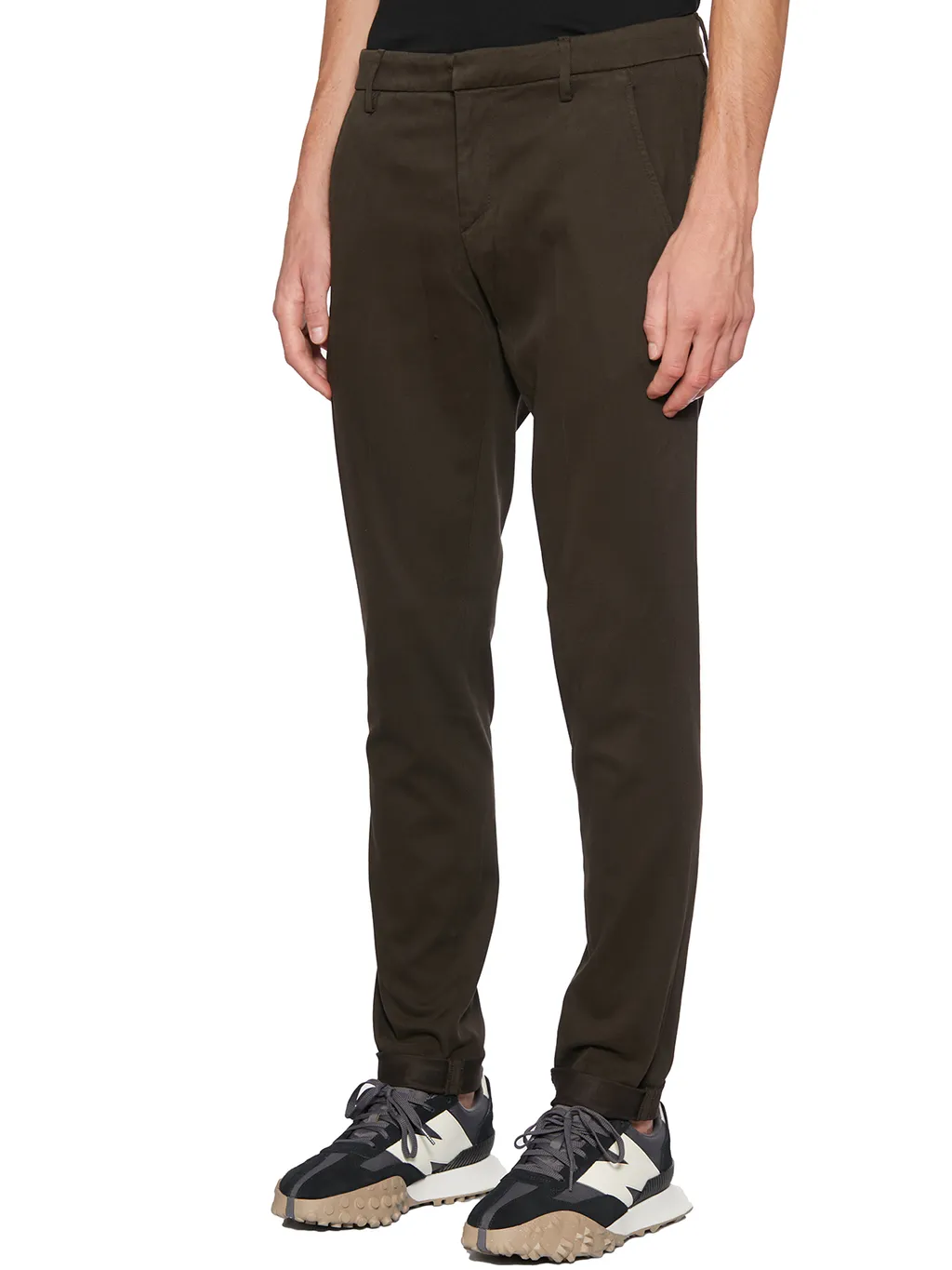 Belt-Lined Casual Pants