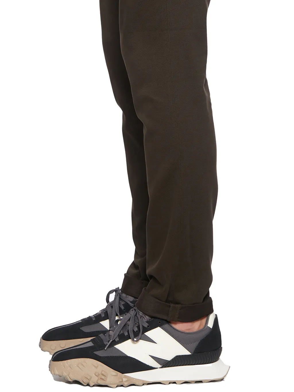 Belt-Lined Casual Pants