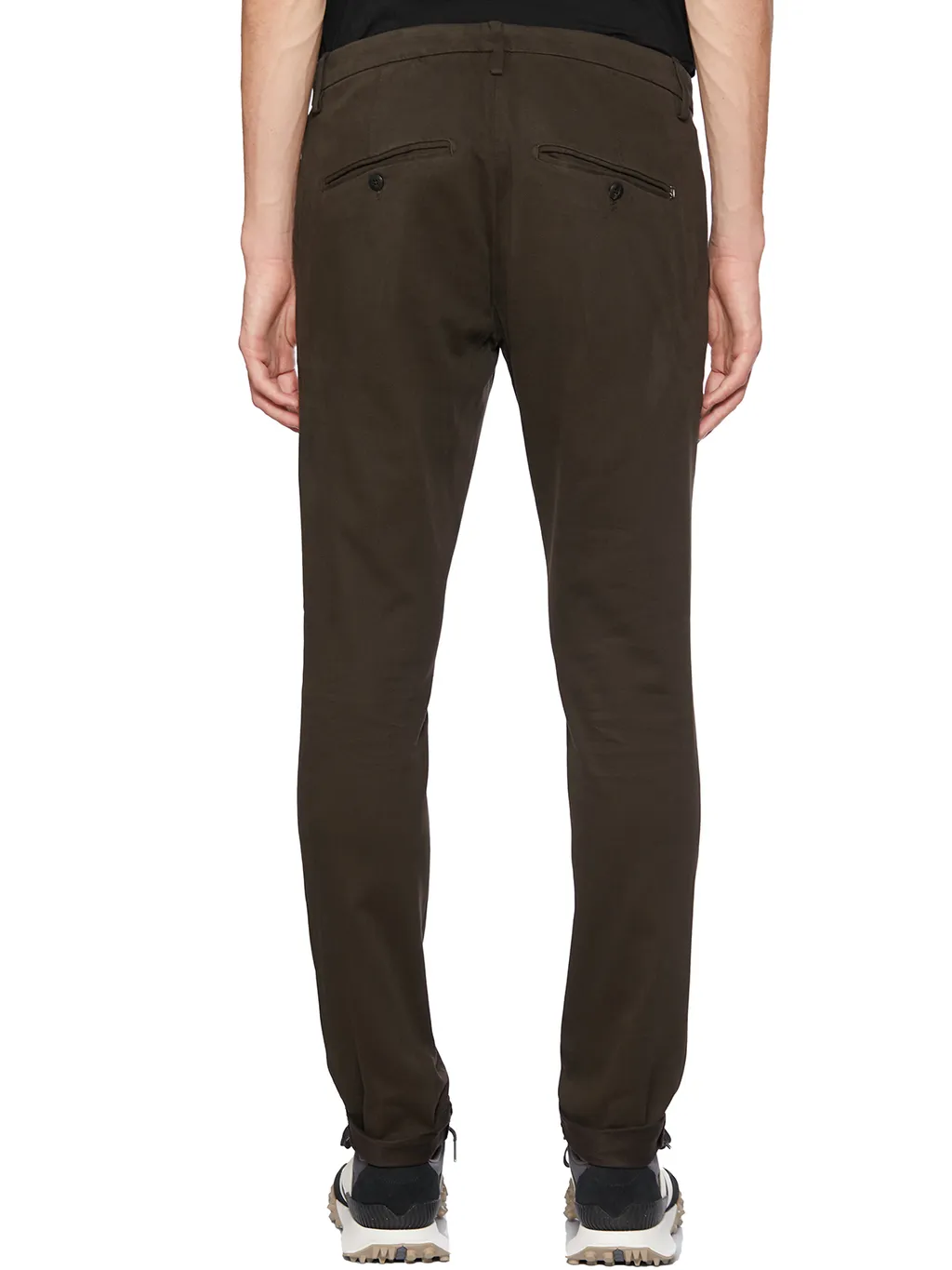 Belt-Lined Casual Pants