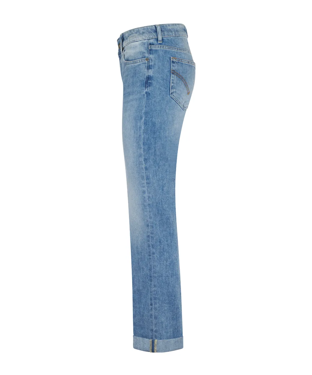 Light-Wash Tapered Jeans