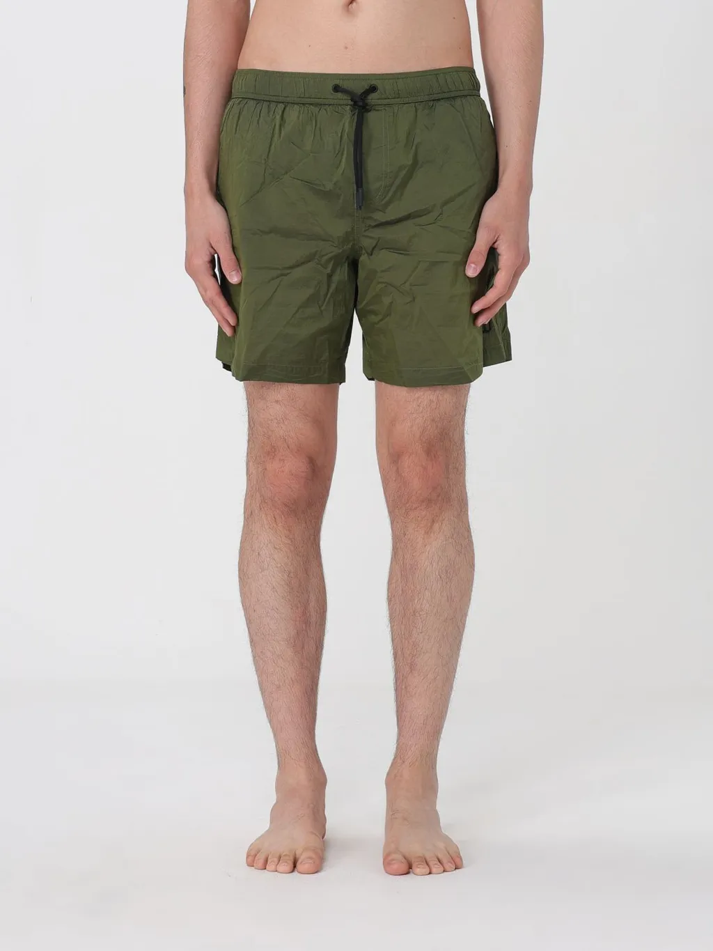 Drawstring Waist Swim Shorts