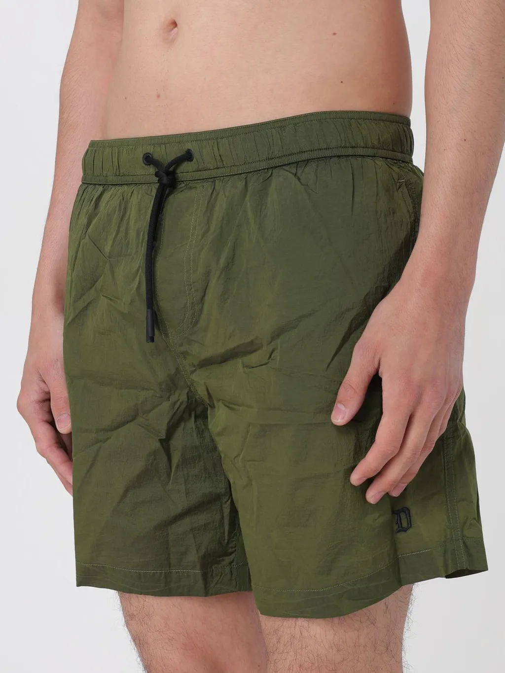 Drawstring Waist Swim Shorts