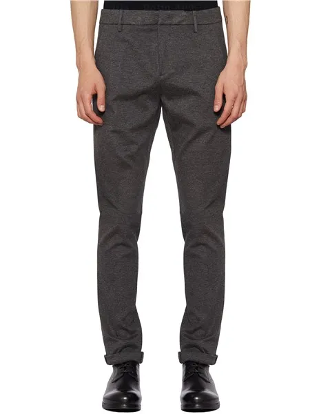 Belt-Lined Casual Pants