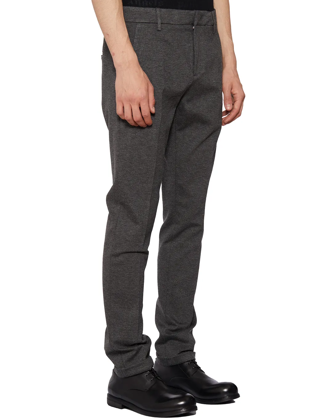 Belt-Lined Casual Pants