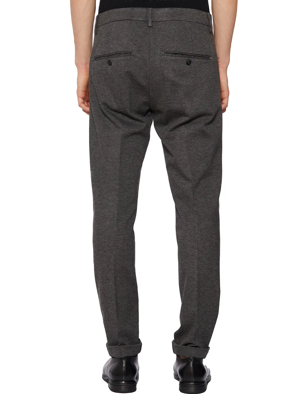Belt-Lined Casual Pants
