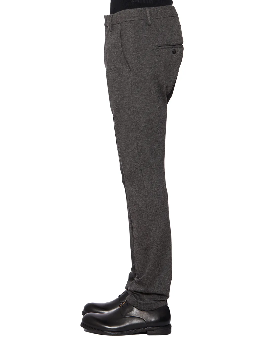 Belt-Lined Casual Pants