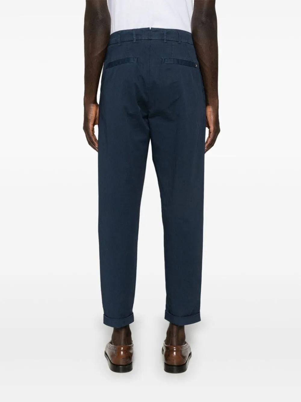 Belt-Lined Casual Pants