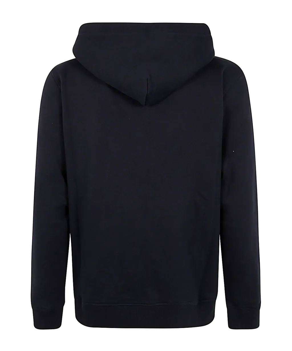 Logo Print Zip-Up Hoodie