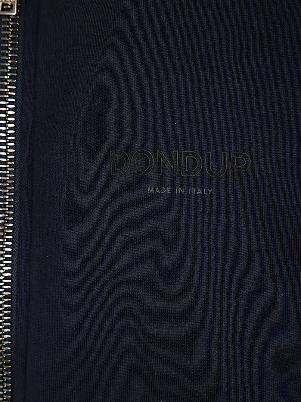 Logo Print Zip-Up Hoodie