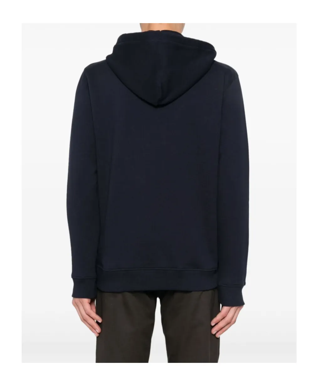 Logo Print Zip-Up Hoodie