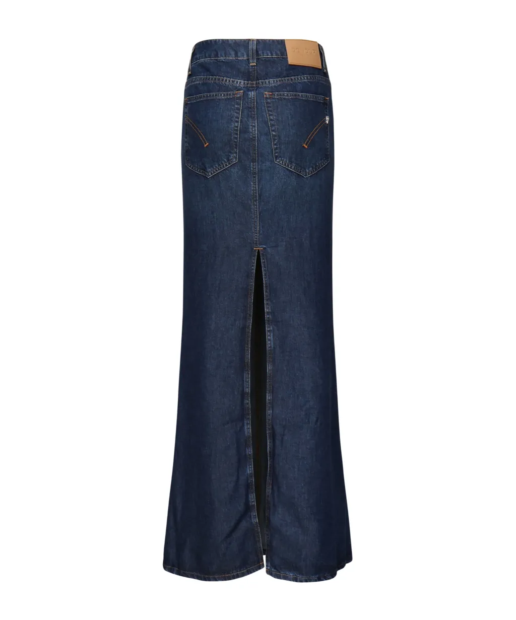 Slim Fit Slit Skirt