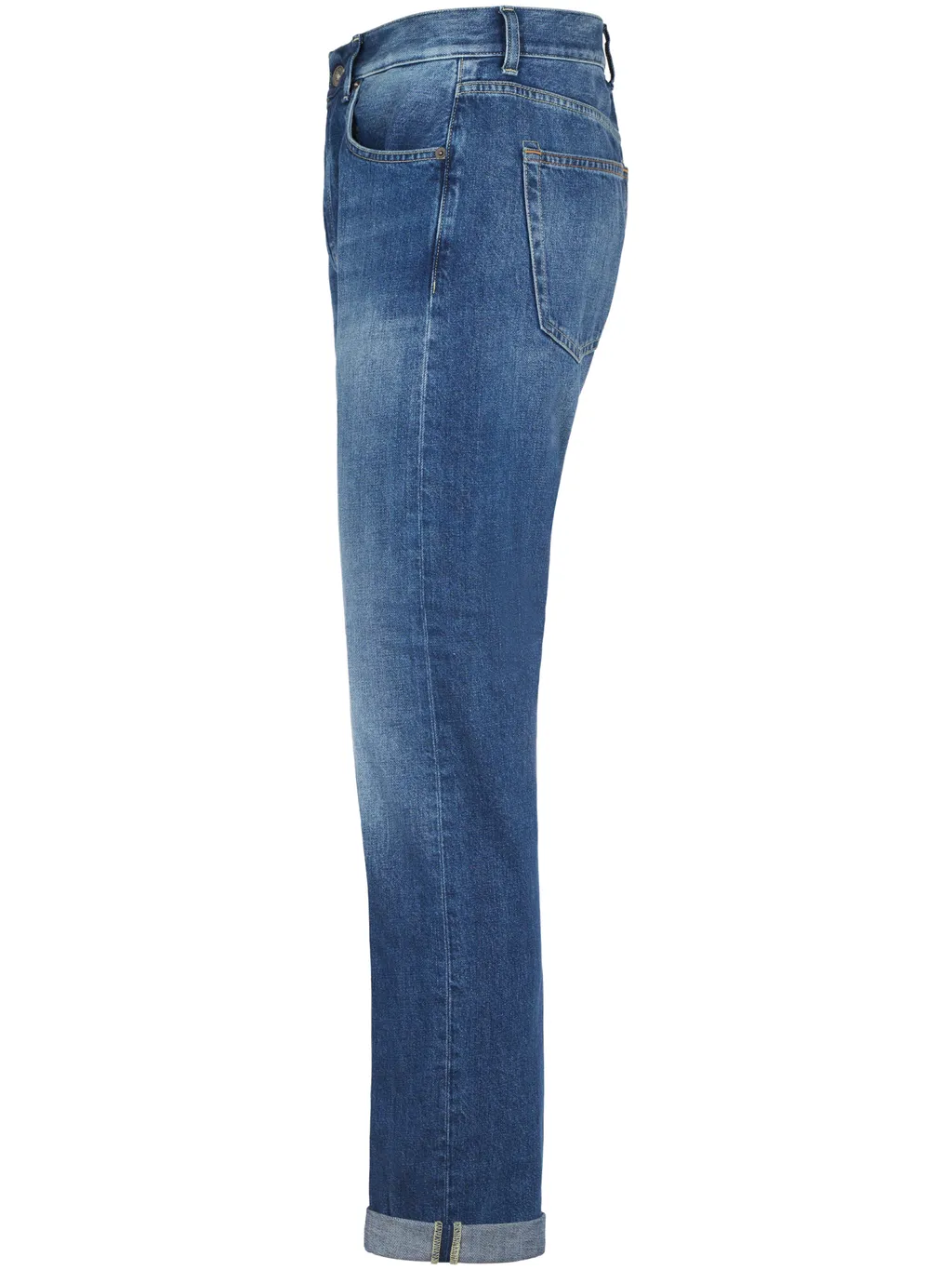 Light-Wash Tapered Jeans