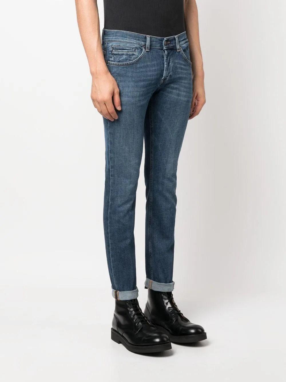 Low-Rise Cropped Jeans