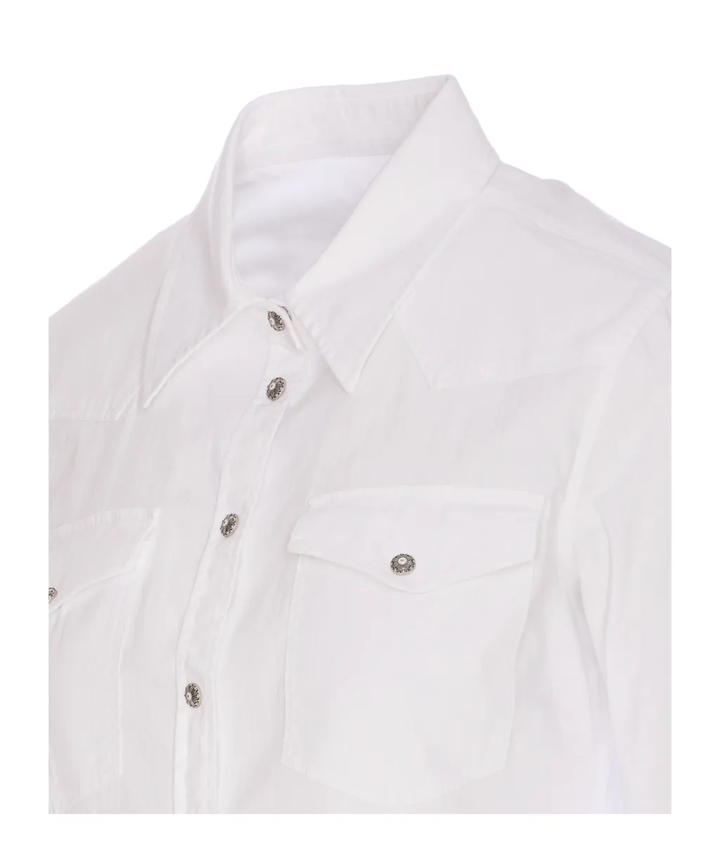 Button-Up Long Sleeve Top