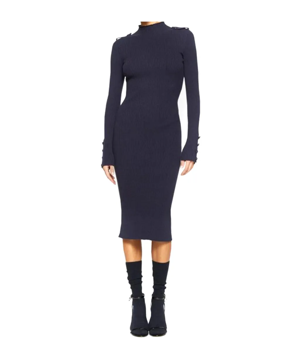 Ribbed Midi Dress
