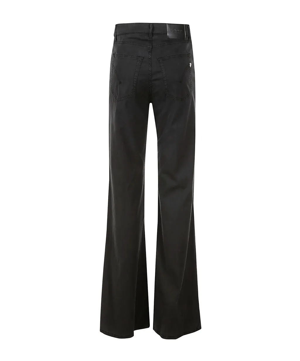 Straight-Leg Casual Pants