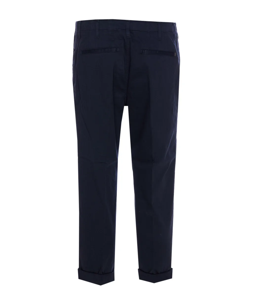 Cuffed Straight Leg Pants
