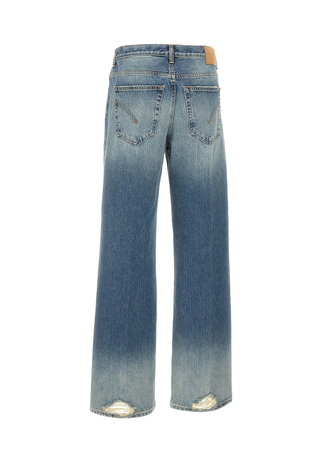 Jacklyn Distressed High-Waisted Jeans