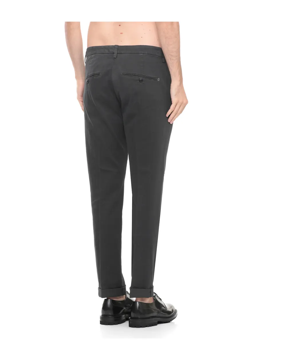 Belted Slim-Fit Pants