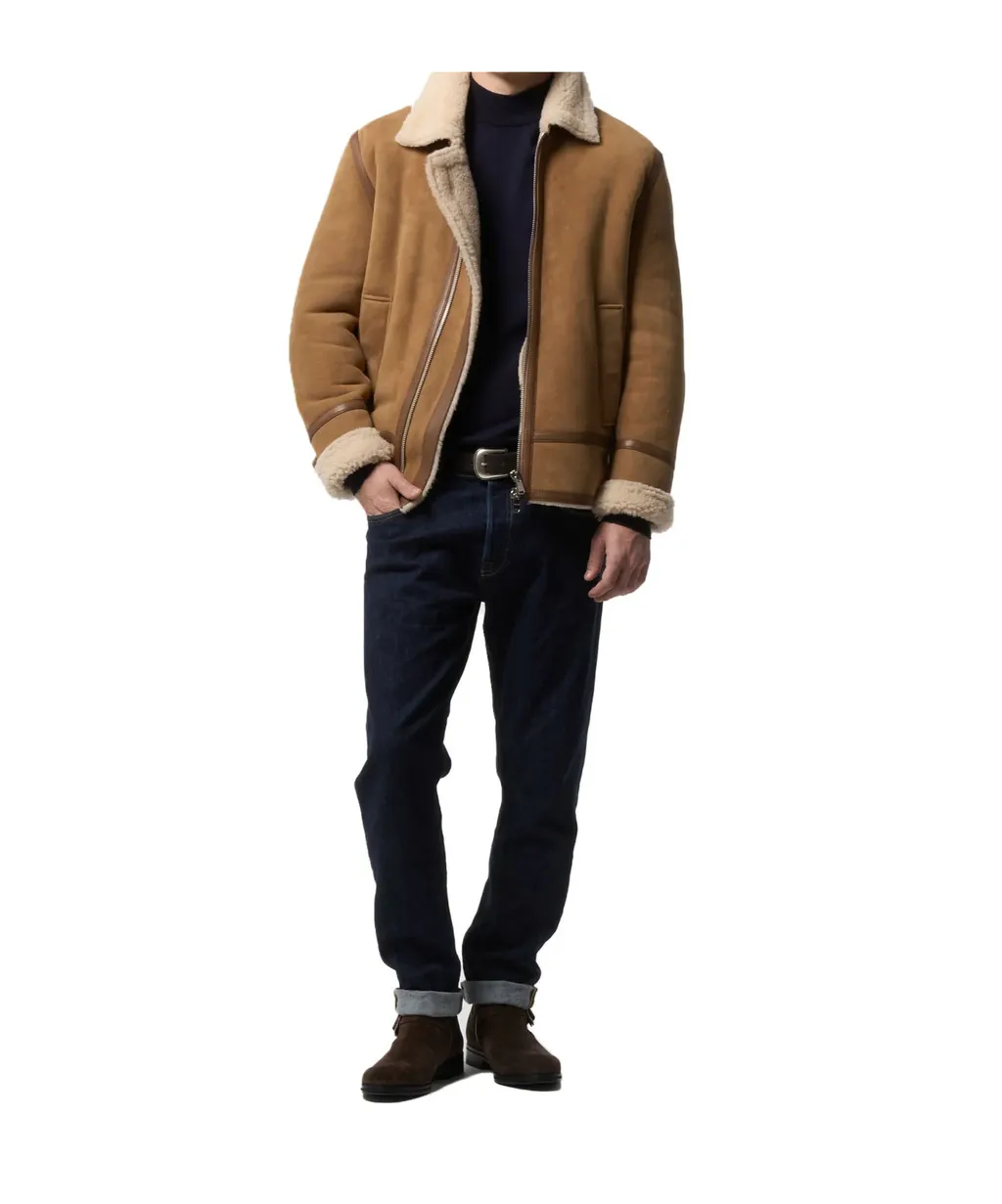 Shearling Trimmed Jacket