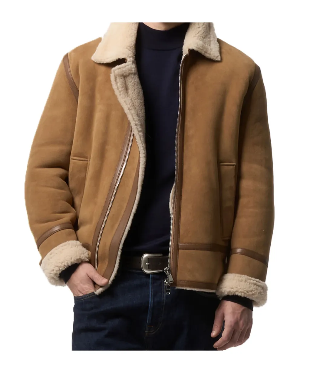 Shearling Trimmed Jacket
