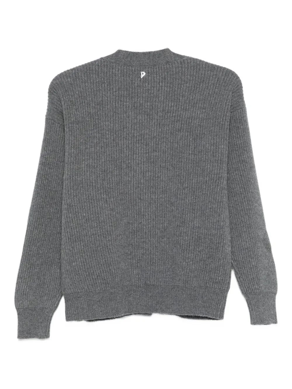V-Neck Ribbed Cardigan
