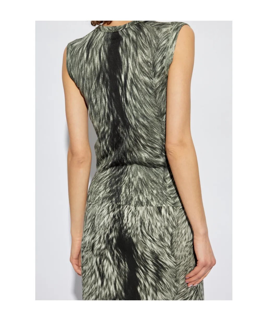 Fur Printed Tank Top